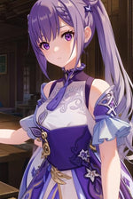 Keqing Genshin Impact Contact Lenses